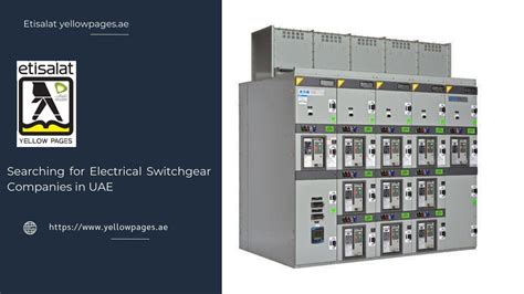 Leading Electrical Switchgear Company In UAE .